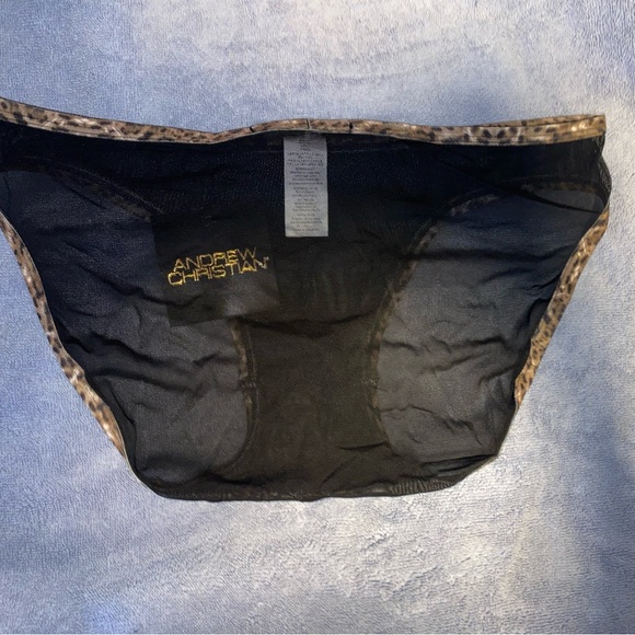 Andrew Christian Sheer leopard Brief - Picture 8 of 10